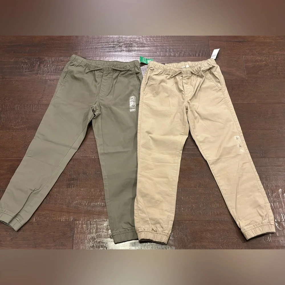 GAP boys khaki’s - joggers. New with tags. Size Large (10) - Picture 1 of 7